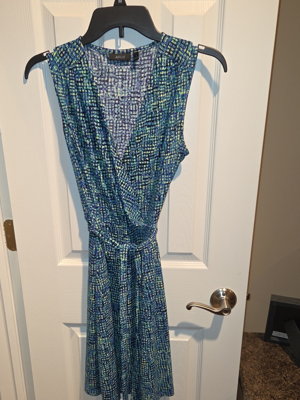 Apt. 9 Patterned Sleeveless Wrap Midi Dress